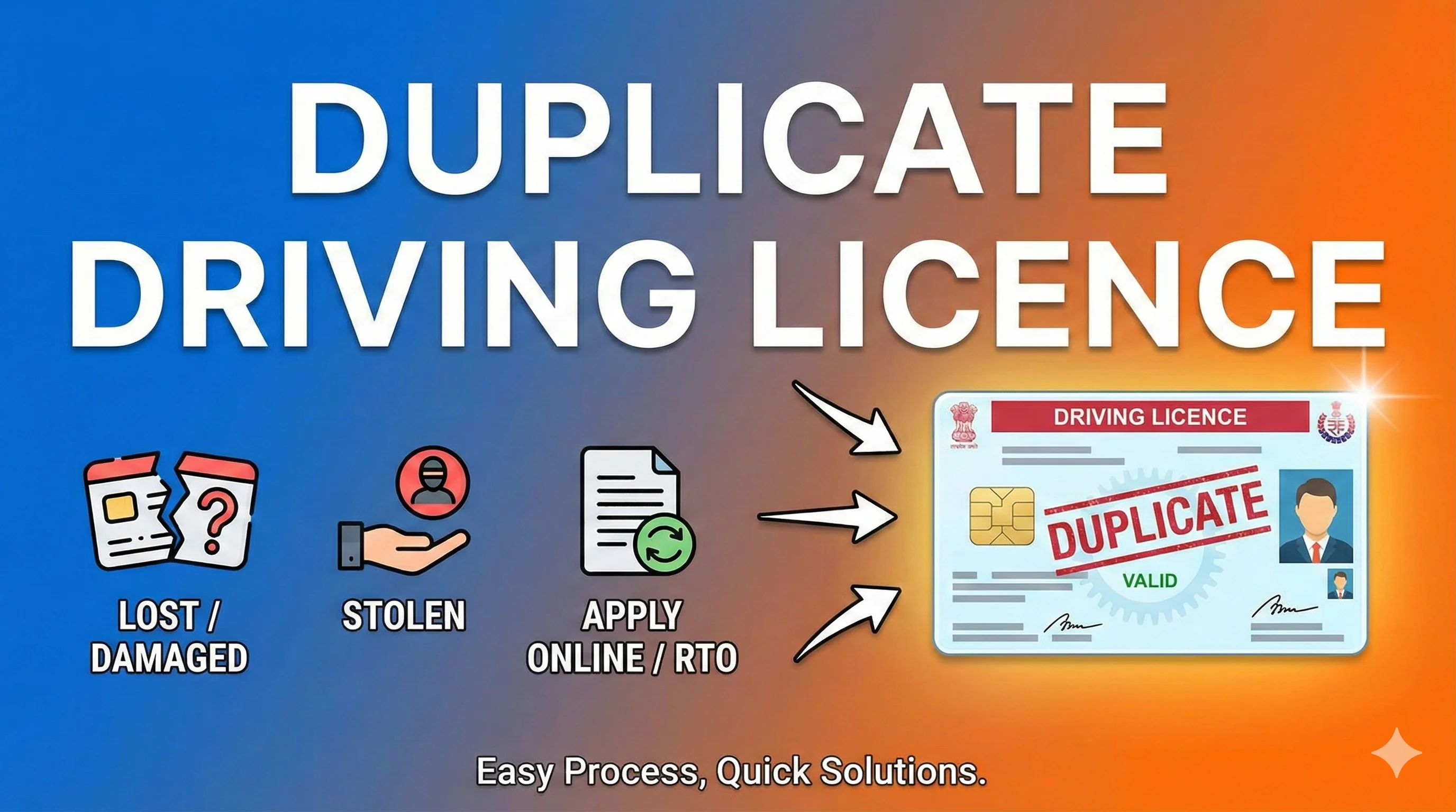 Duplicate Driving Licence - Parivahan Sewa Portal